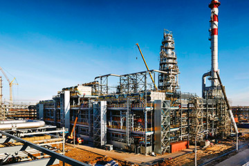 Определение местоположения человека на объекте строительства промышленного предприятия.