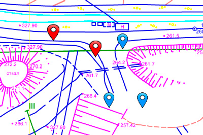 Глобальное позиционирование на объекте ведения открытых горных работ